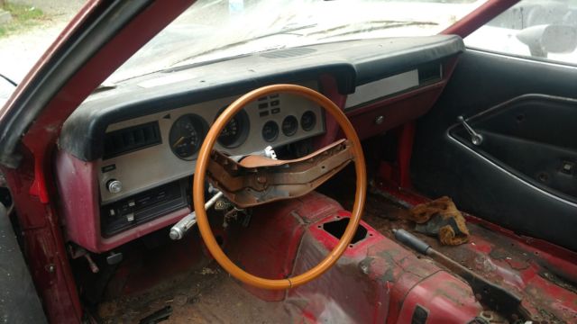 1977 Blue Ford Mustang