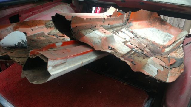 1977 Blue Ford Mustang