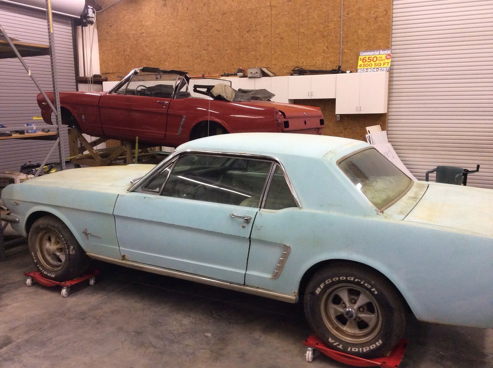 1965 Red Ford Mustang U/K