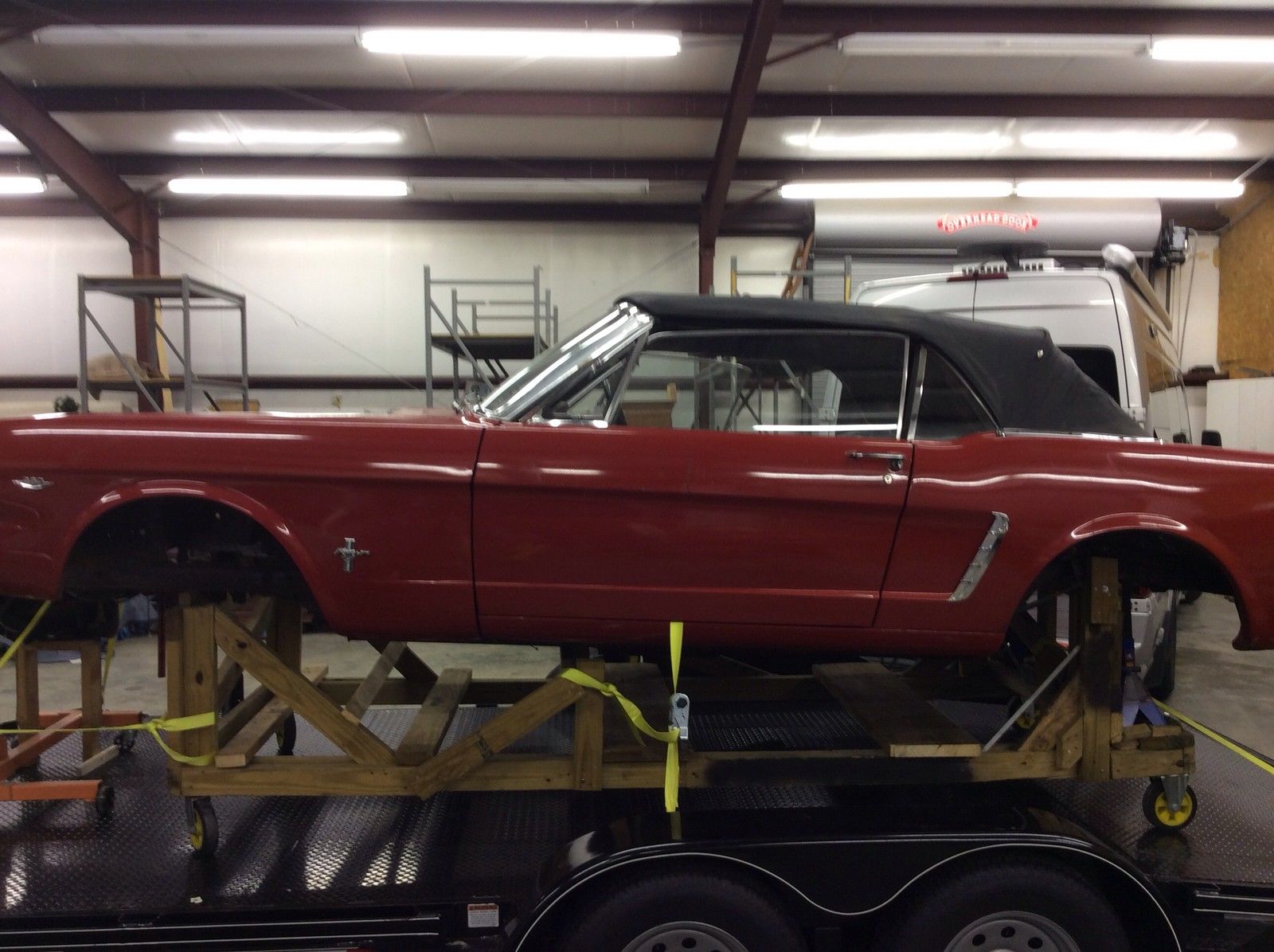 1965 Red Ford Mustang U/K