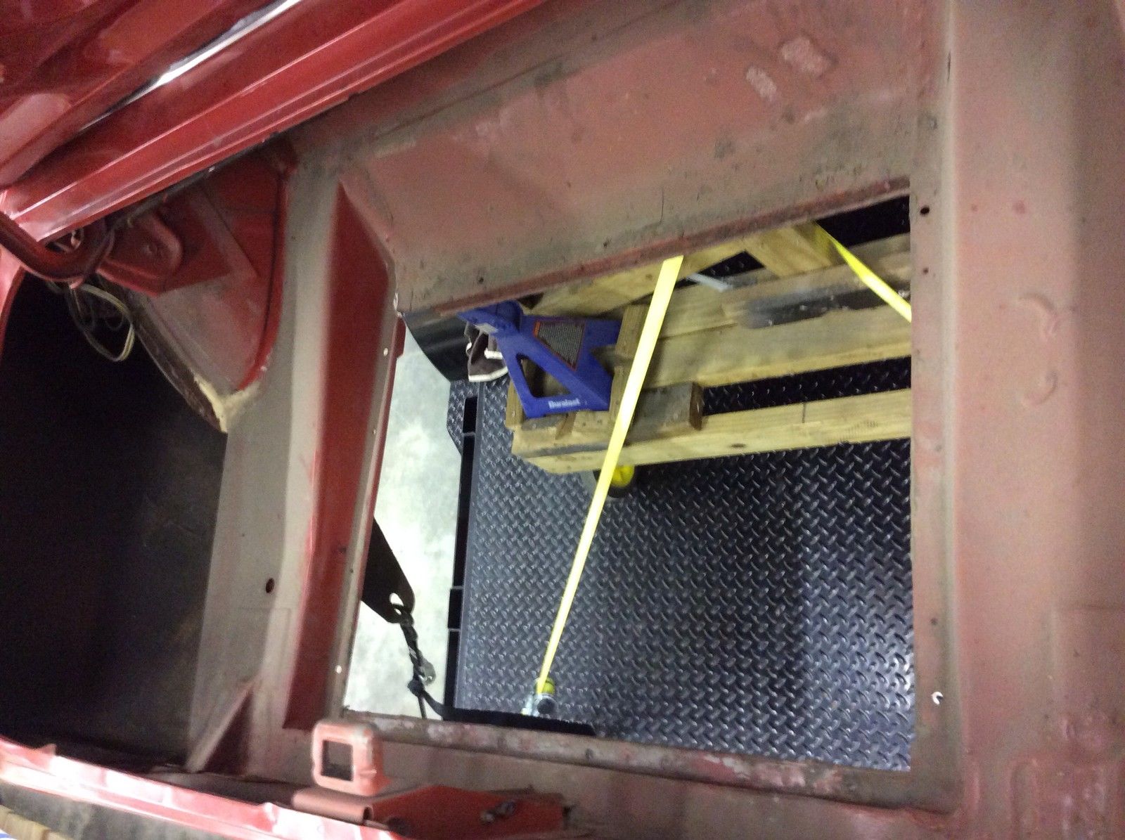 1965 Red Ford Mustang U/K