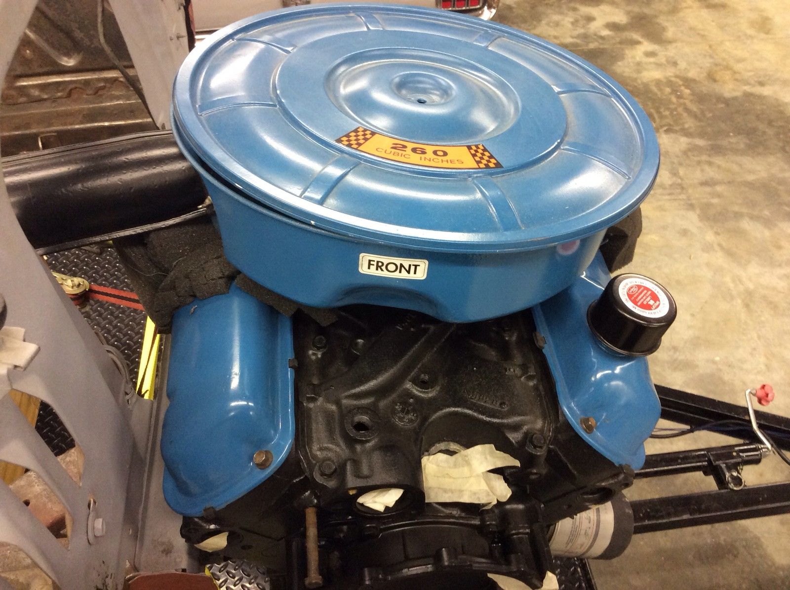 1965 Red Ford Mustang U/K