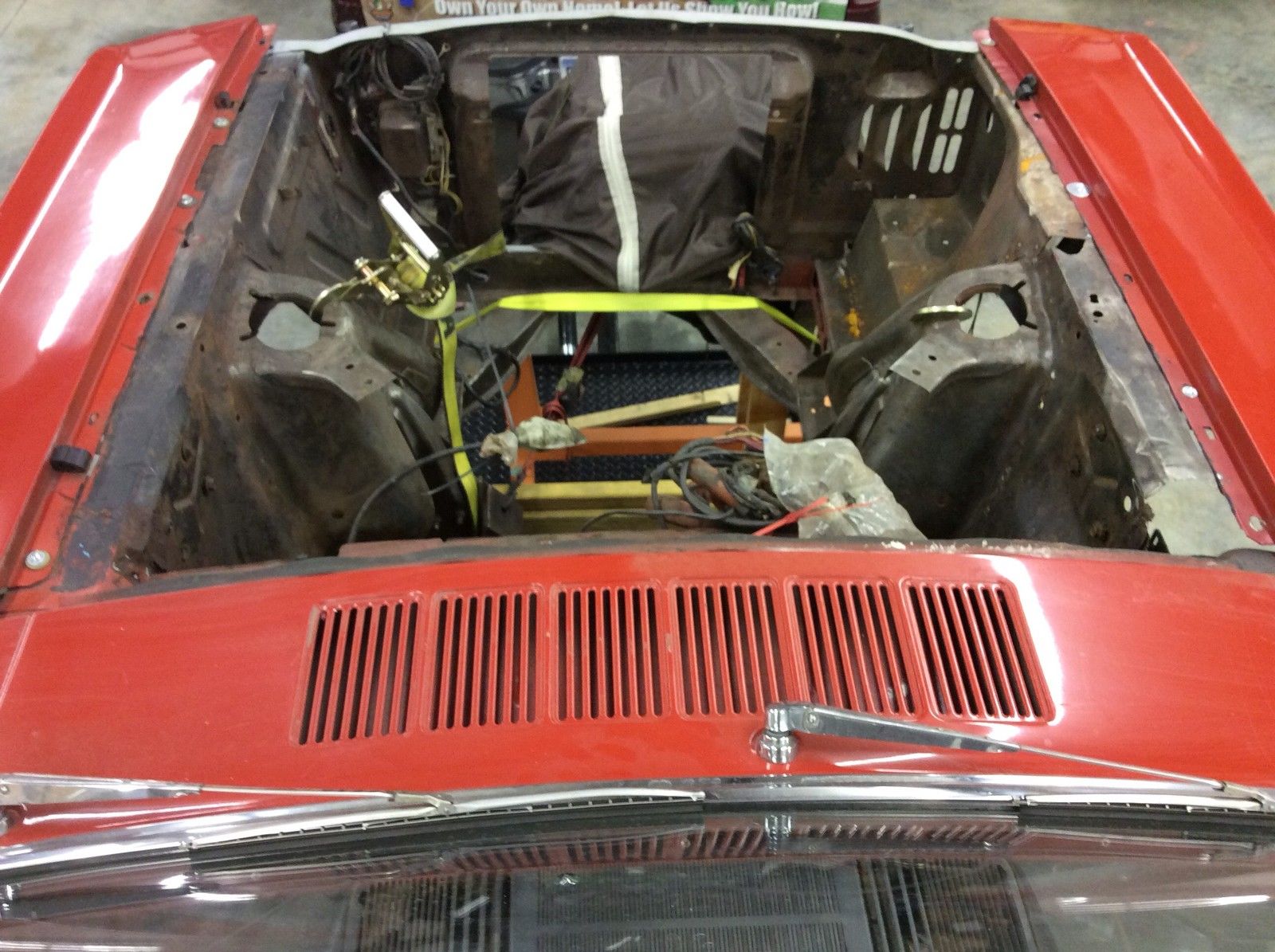 1965 Red Ford Mustang U/K