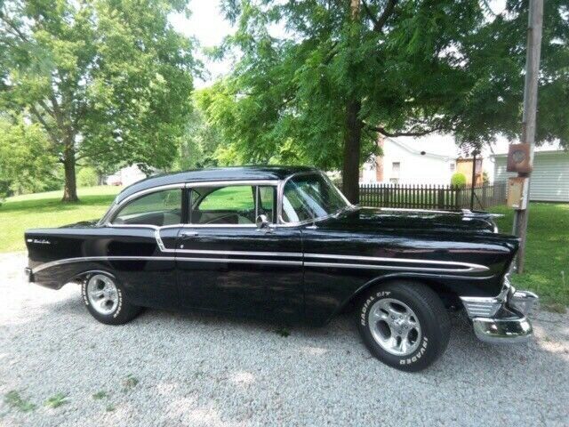 1956 Black Chevrolet Bel Air/150/210 Coupe