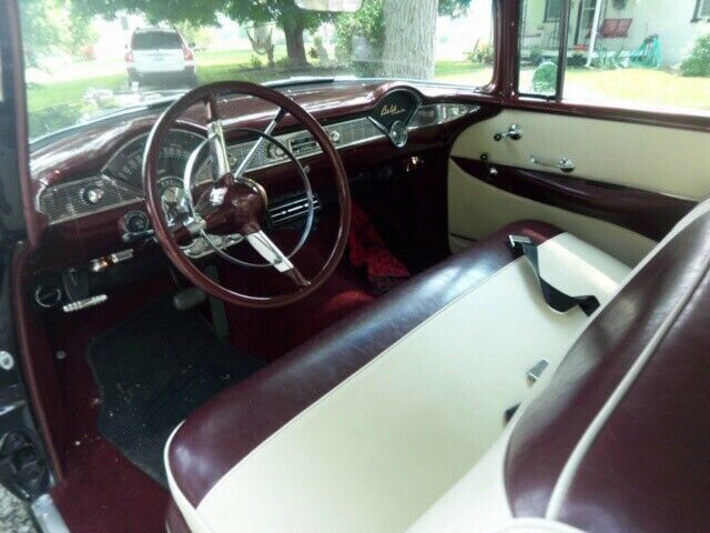 1956 Black Chevrolet Bel Air/150/210 Coupe