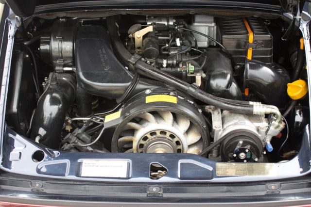 1991 Blue Porsche 911 Convertible