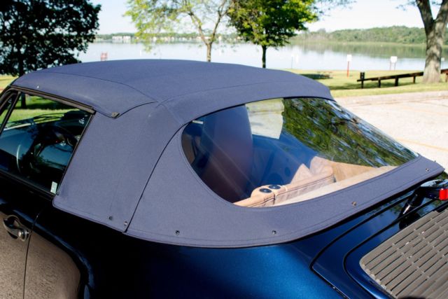 1991 Blue Porsche 911 Convertible