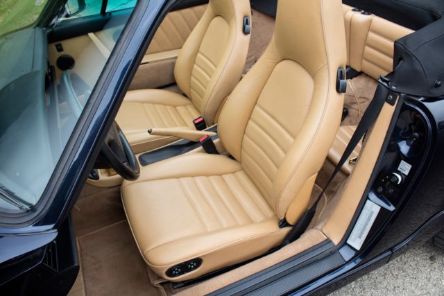 1991 Blue Porsche 911 Convertible