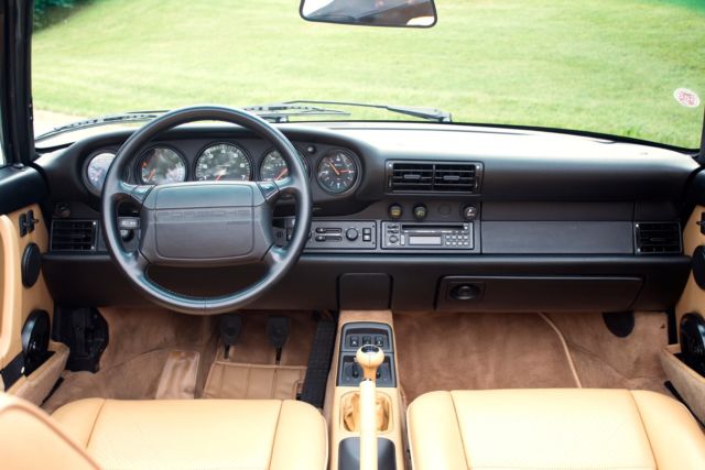 1991 Blue Porsche 911 Convertible