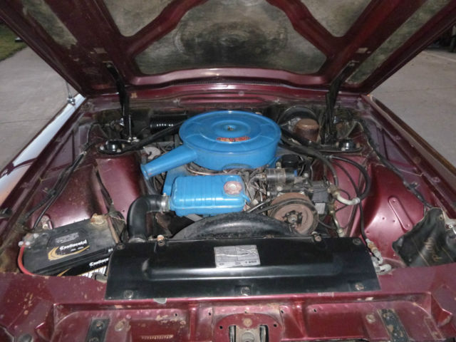 1966 Burgundy Ford Thunderbird Coupe