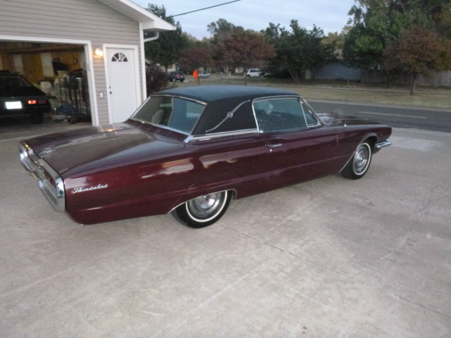 1966 Burgundy Ford Thunderbird Coupe