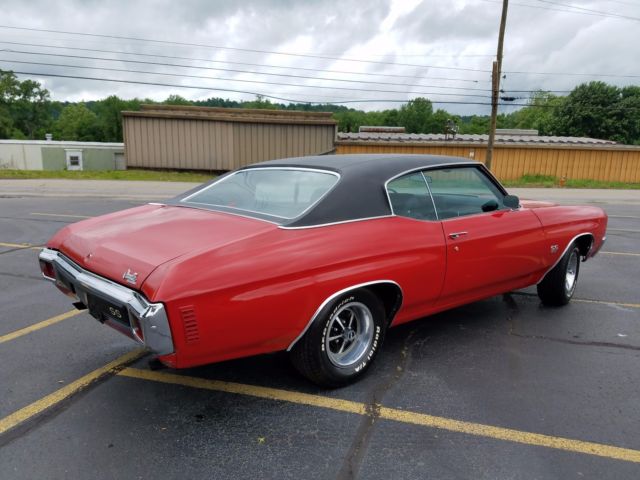1970 Red Chevrolet Chevelle Coupe