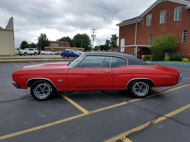 1970 Red Chevrolet Chevelle Coupe