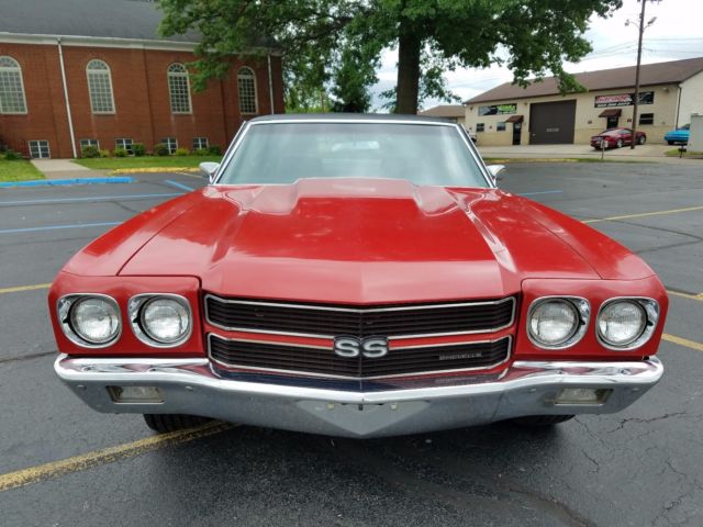 1970 Red Chevrolet Chevelle Coupe