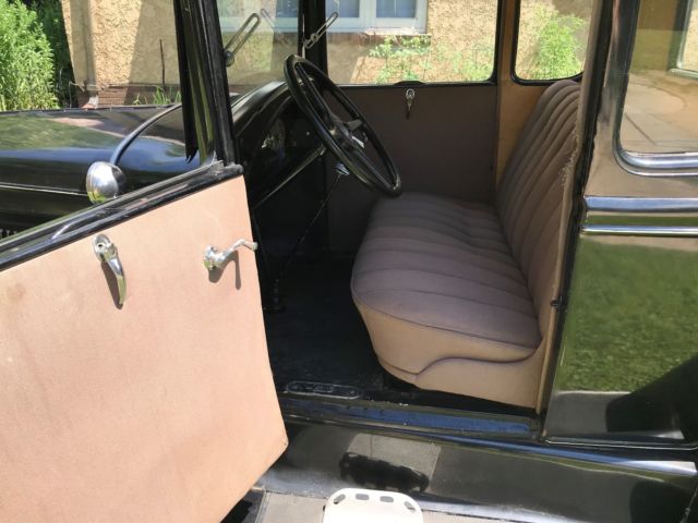 1931 Black Ford Model A Coupe