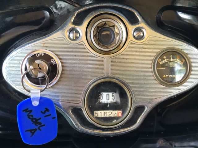 1931 Black Ford Model A Coupe