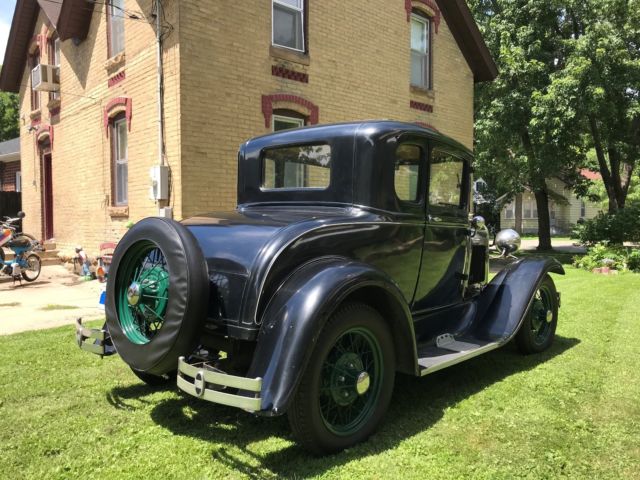 1931 Black Ford Model A Coupe