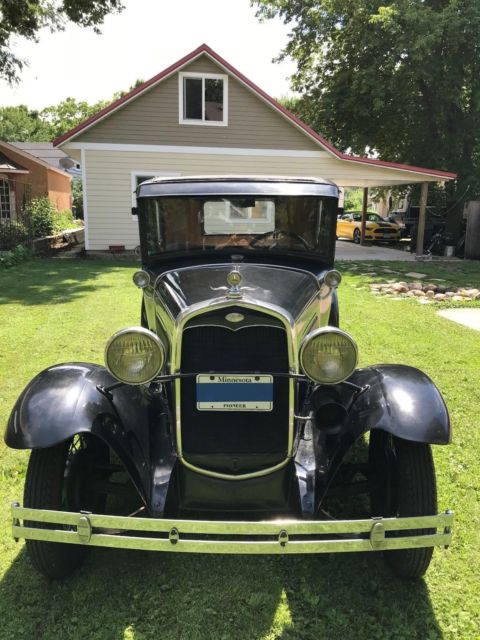 1931 Black Ford Model A Coupe