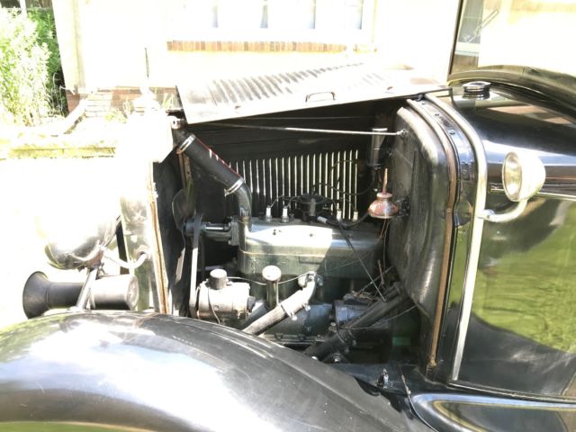 1931 Black Ford Model A Coupe