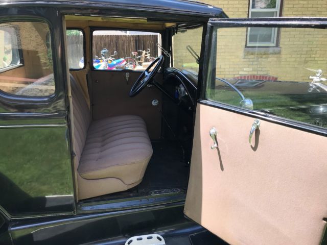 1931 Black Ford Model A Coupe