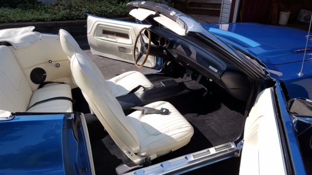 1971 Blue Dodge Challenger Convertible