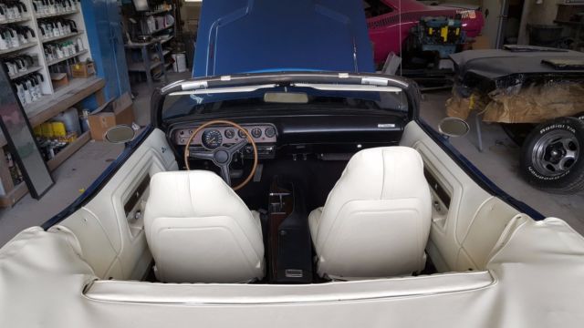1971 Blue Dodge Challenger Convertible