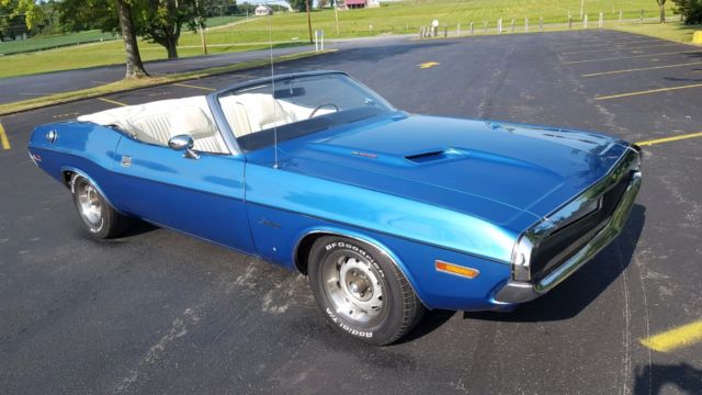 1971 Blue Dodge Challenger Convertible