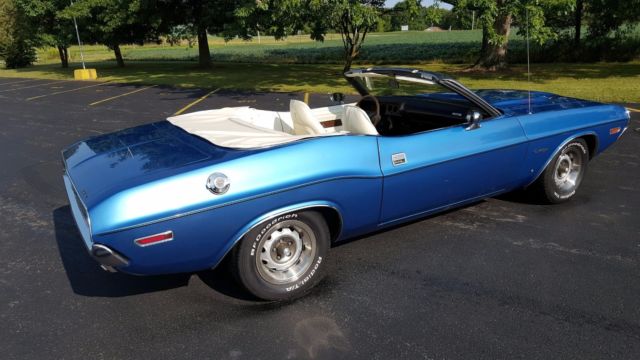 1971 Blue Dodge Challenger Convertible