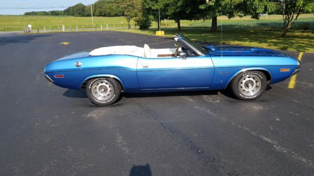 1971 Blue Dodge Challenger Convertible