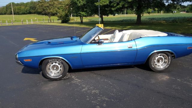 1971 Blue Dodge Challenger Convertible