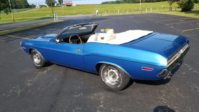1971 Blue Dodge Challenger Convertible