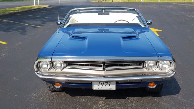 1971 Blue Dodge Challenger Convertible