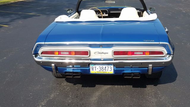 1971 Blue Dodge Challenger Convertible