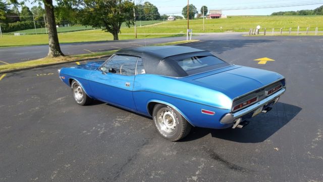 1971 Blue Dodge Challenger Convertible