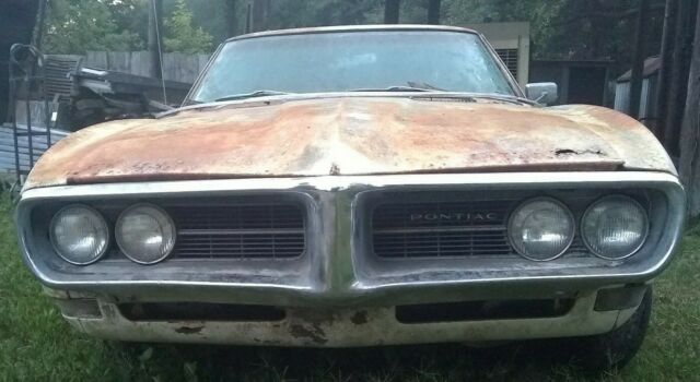 1968 white Pontiac Firebird Coupe