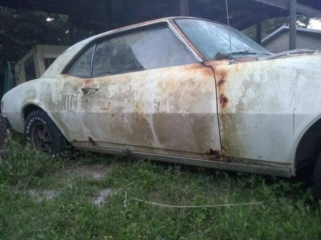 1968 white Pontiac Firebird Coupe