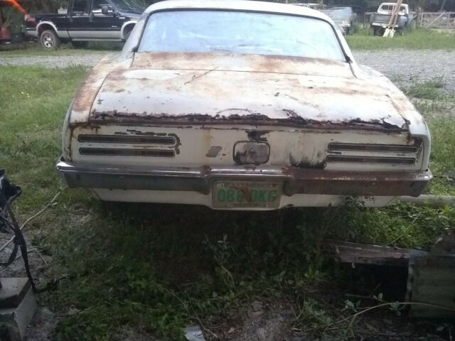 1968 white Pontiac Firebird Coupe