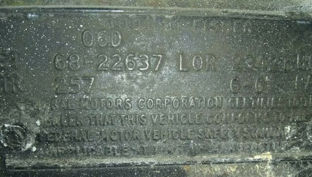 1968 white Pontiac Firebird Coupe