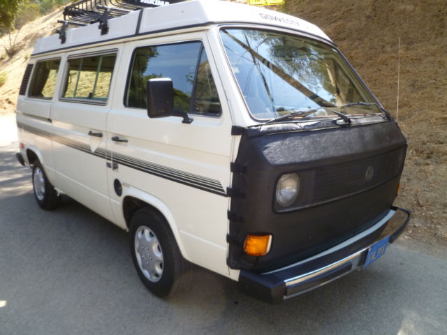 1982 White Volkswagen Bus/Vanagon Van Camper