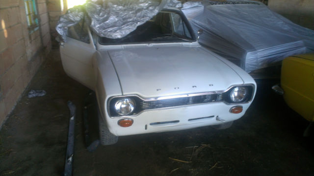 1968 White Ford Escort