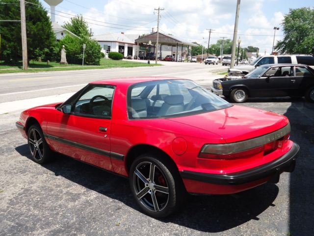 1990 Red Buick Reatta Coupe