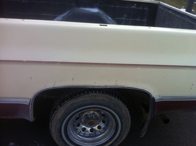 1981 Beige with maroon trim Chevrolet C-10 Standard Cab Pickup