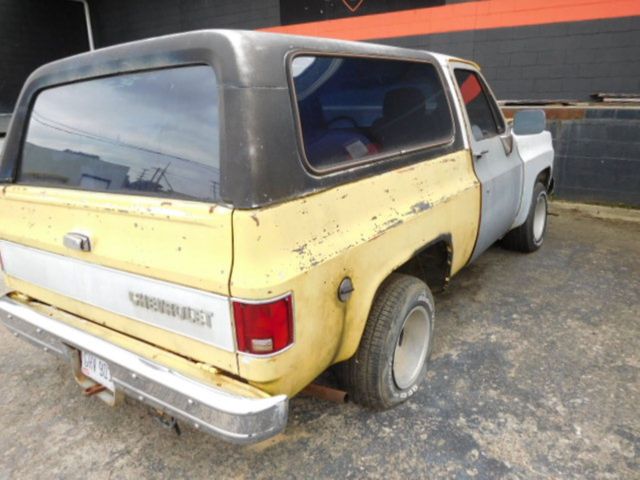 1978 Yellow Chevrolet Blazer SUV