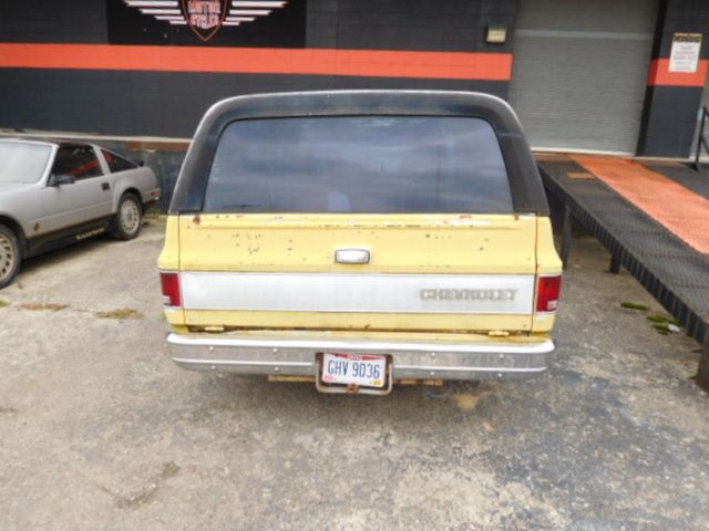1978 Yellow Chevrolet Blazer SUV