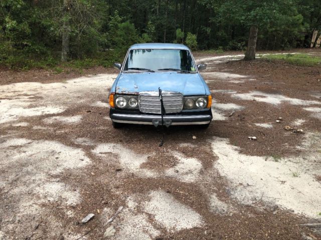 1980 Blue Mercedes-Benz 300-Series Sedan