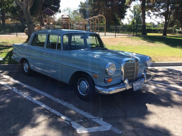 1968 Horizon blue Mercedes-Benz 200-Series Luxury Sedan