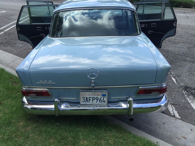 1968 Horizon blue Mercedes-Benz 200-Series Luxury Sedan