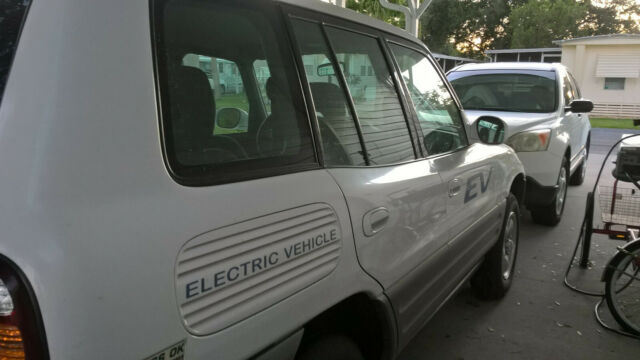 1980 Silver Toyota RAV4 EV SUV