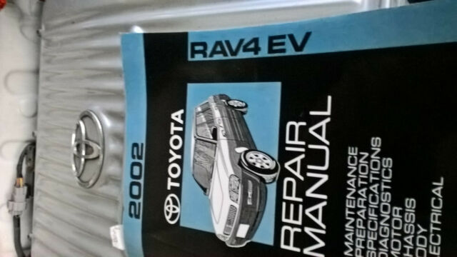 1980 Silver Toyota RAV4 EV SUV