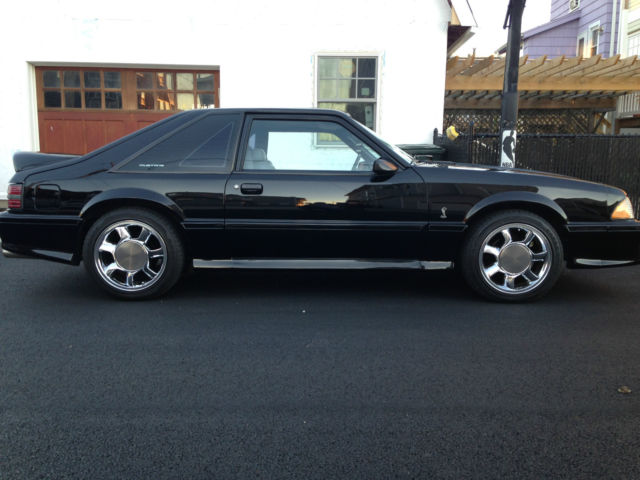 1993 Black Ford Mustang Hatchback